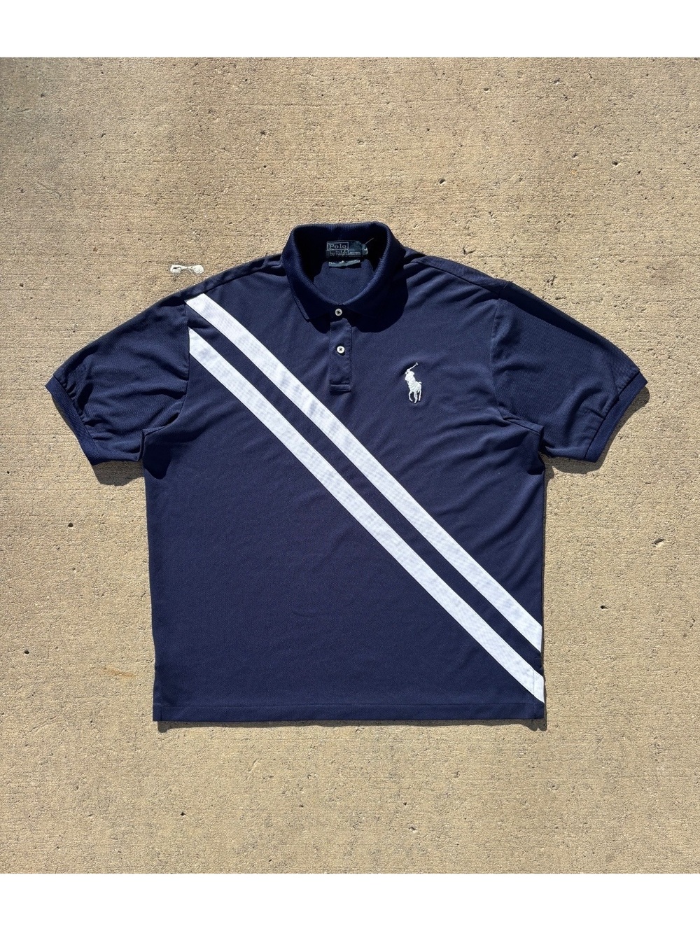 Vintage 90’s Polo Ralph Lauren Big Pony Sash Polo Large